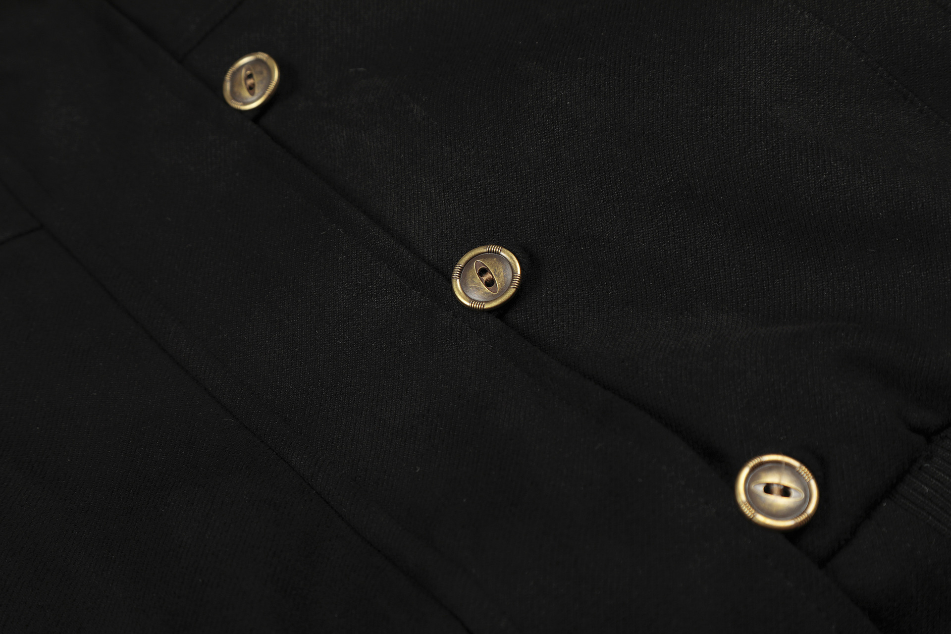 Contrast-Collar Cropped Jacket