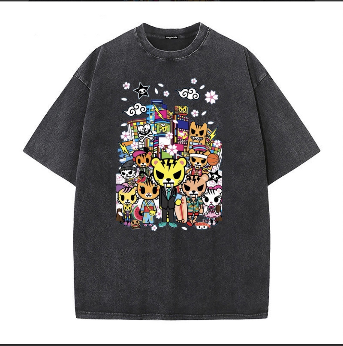 Loose Vintage Streetwear Hip-Hop T-Shirt Summer Trendy Printed Urban Creative Tee Men 0936283701A45A3BC2AFA9E7A24EB62E