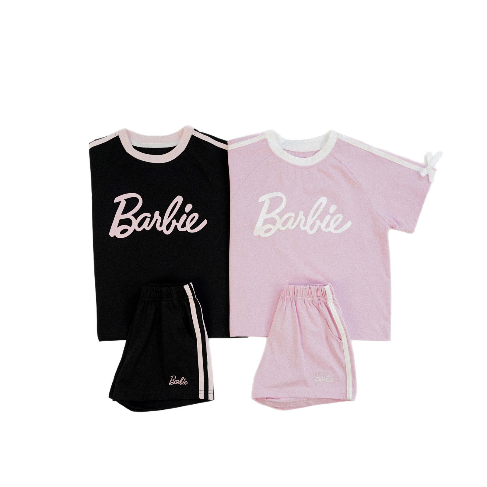 Set of letter bow t-shirt