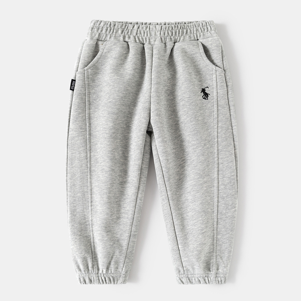 Boy's Casual Sweatpants for KidsComfortable Sporty Pants for Children, Mid to Large Sizes