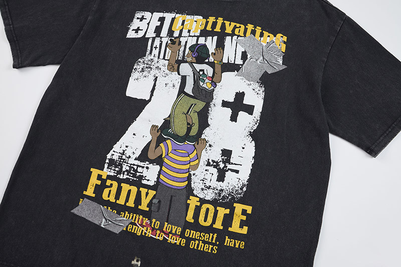 Oversized Short Sleeve T-Shirt Fun Kids Print Top 1F45B90A756D0106FB71FEDEA7ACAB8A