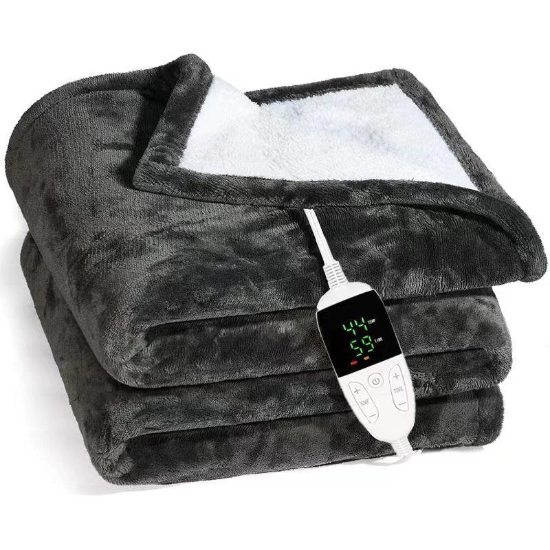 Heated Blanket Warm Body Heating Throw Electric Blanket Flannel Double Sofa Electric