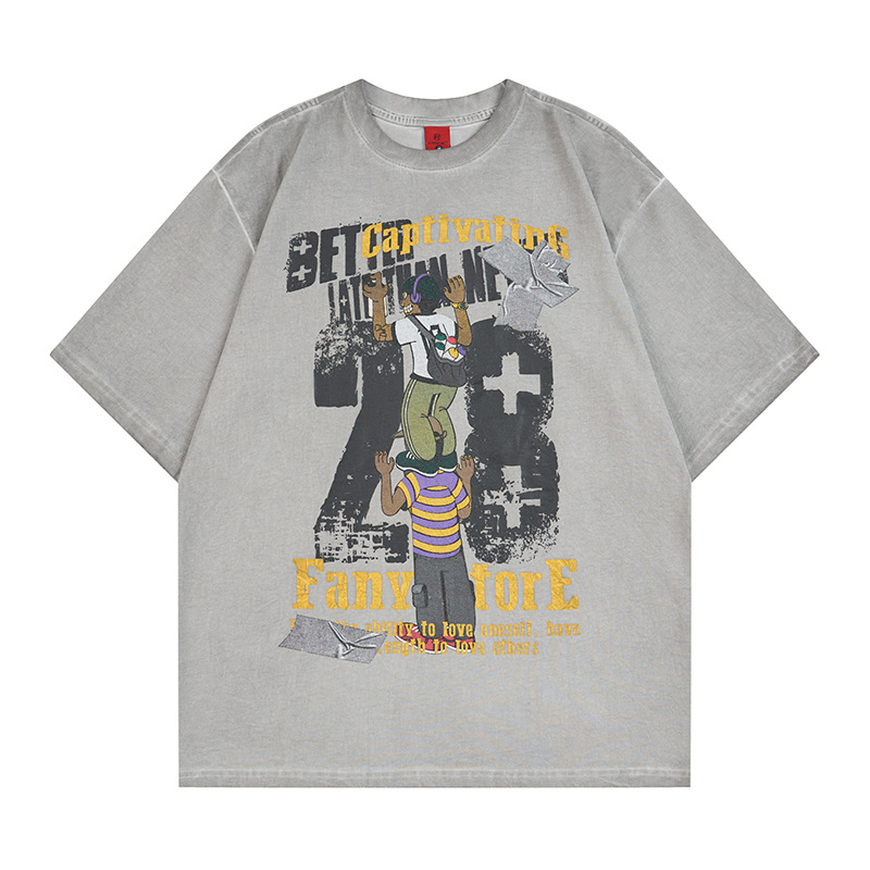 Oversized Short Sleeve T-Shirt Fun Kids Print Top 3CE2879F886A9CC2B44A6D3A2659227B