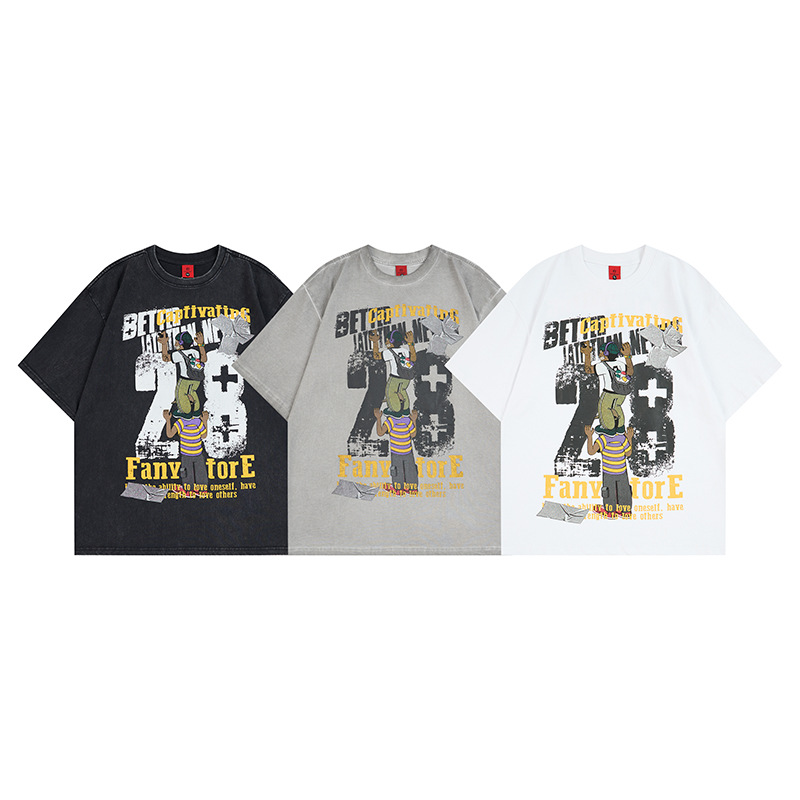 Oversized Short Sleeve T-Shirt Fun Kids Print Top 48A8836D060664E69EA8604446DDCF9F