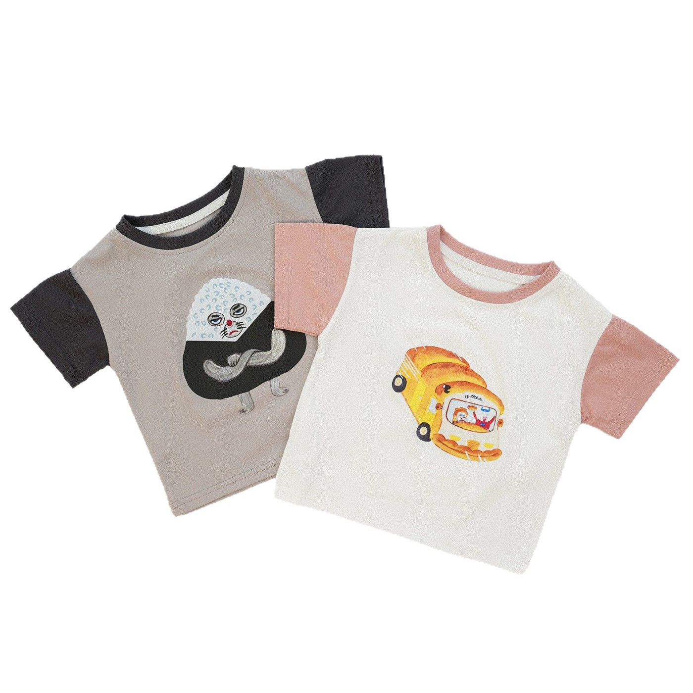 Bread Thief Children's Color blocked Short Sleeve