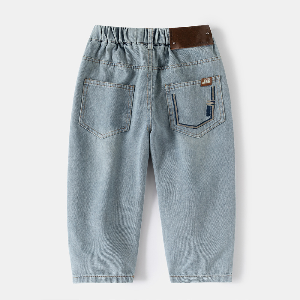 Boy's Casual Denim Long Pants Spring Autumn New Arrival for Kids