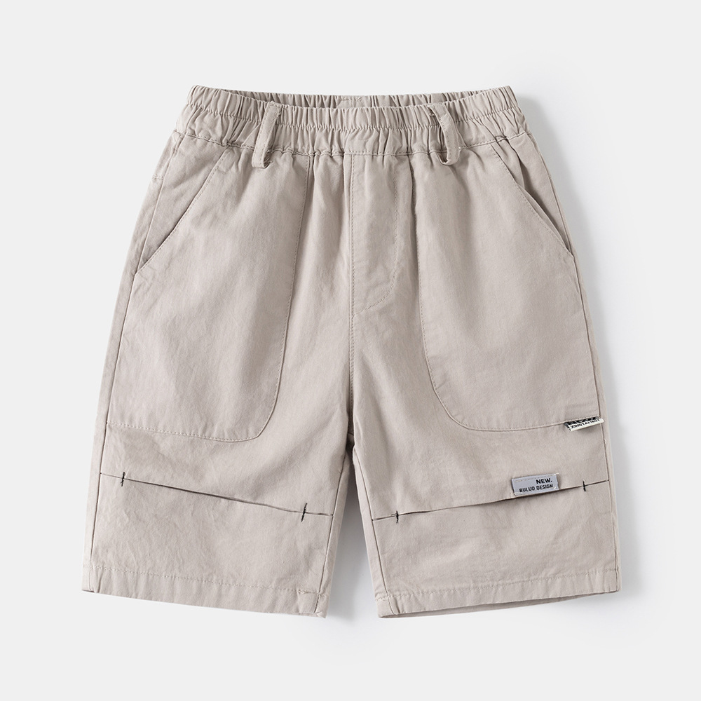 Summer New Boys' Short Pants, Kids' Mid-Length Shorts, Big Kids' Five-Point Pants, Children's Summer