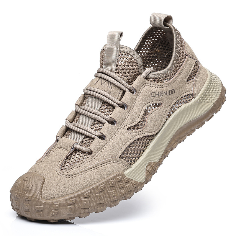 Work Safety Shoes for Men, Breathable Mesh Casual Shoes, Slip-Resistant Durable Hiking Shoes image 4