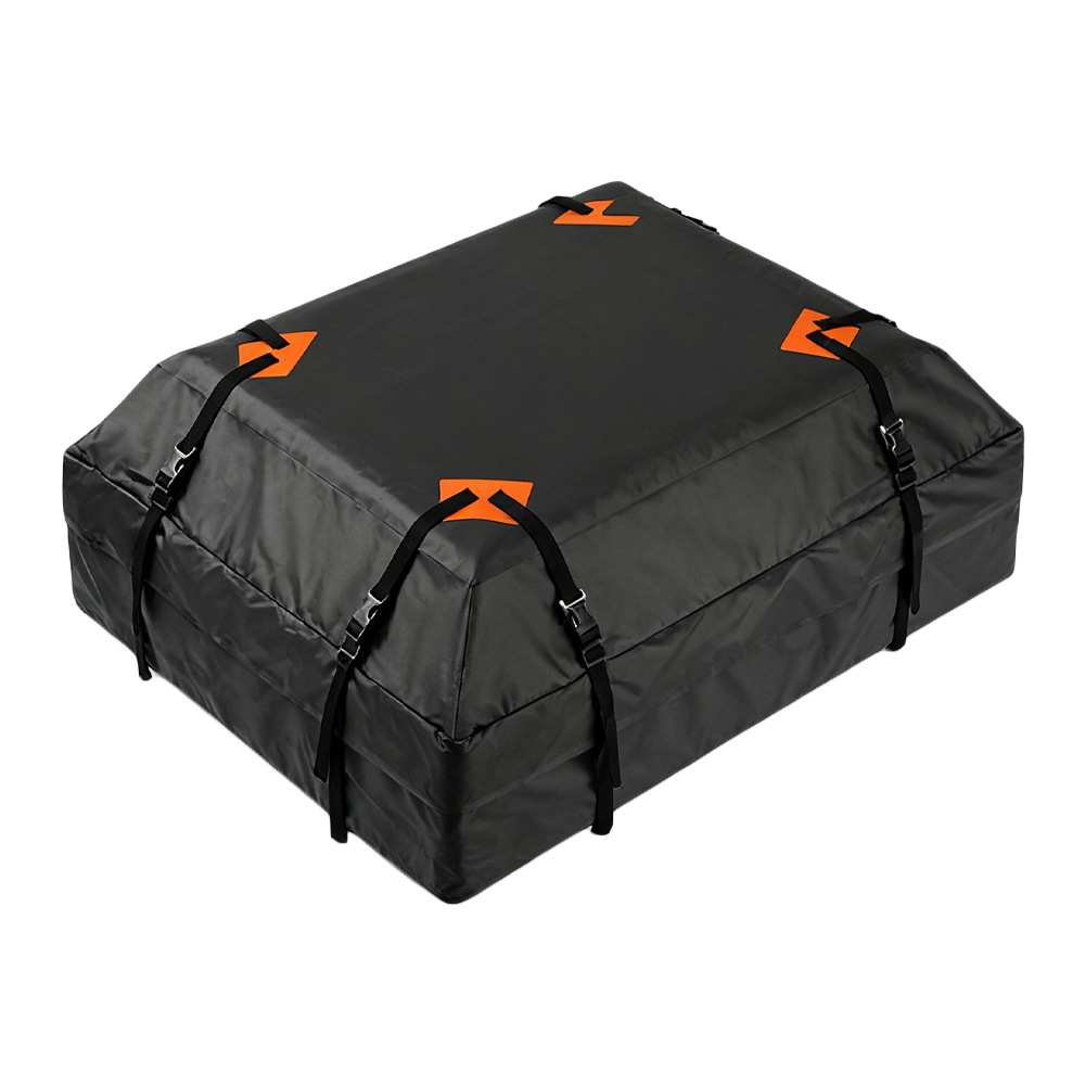 Car Roof Bag 420D Reinforced Oxford Fabric Waterproof Sun Protection Camping Outdoor Luggage Storage