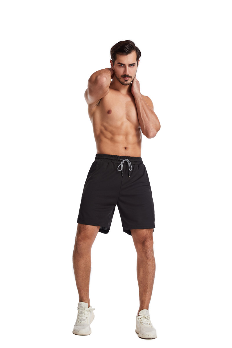 Men's Running Earphone Shorts, Quick-Dry Athletic Shorts, Fitness Fashionable Trendy Anti-See-Through Five-Inch Shorts undefined
