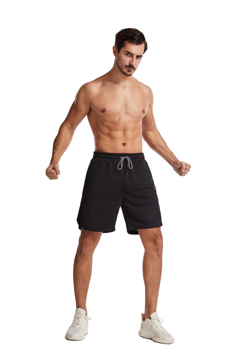 Men's Running Earphone Shorts, Quick-Dry Athletic Shorts, Fitness Fashionable Trendy Anti-See-Through Five-Inch Shorts undefined