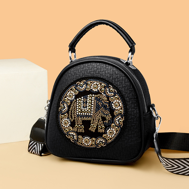 Women's Bag Multi-layer Large Capacity Vintage Shoulder Crossbody Bag Casual Commute Versatile Tote