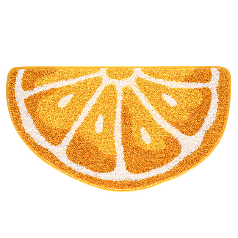 Bathroom floor mat anti slip mat fruit absorbent carpet decorative mat