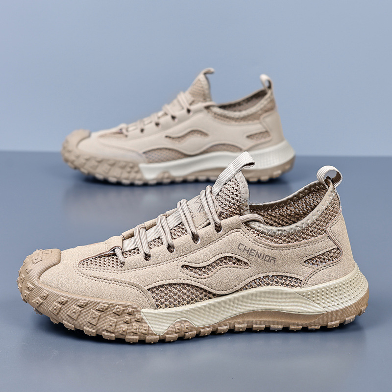 Work Safety Shoes for Men, Breathable Mesh Casual Shoes, Slip-Resistant Durable Hiking Shoes image 3