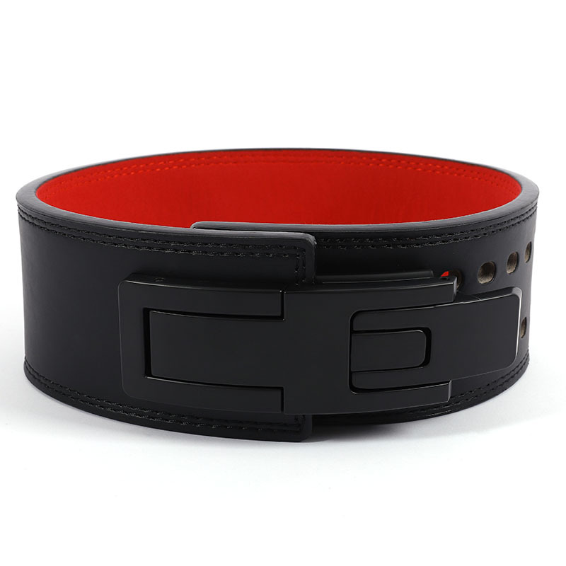 Fitness Leather Waist Belt Deep Squat Deadlift Weightlifting Support Belt Exercise Back Support