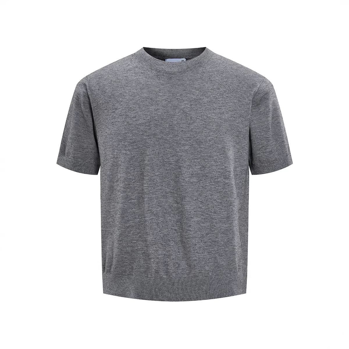 Slim fit velvet woven T-shirt