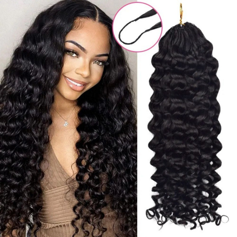 Crochet Hair Extensions - Feather Weave