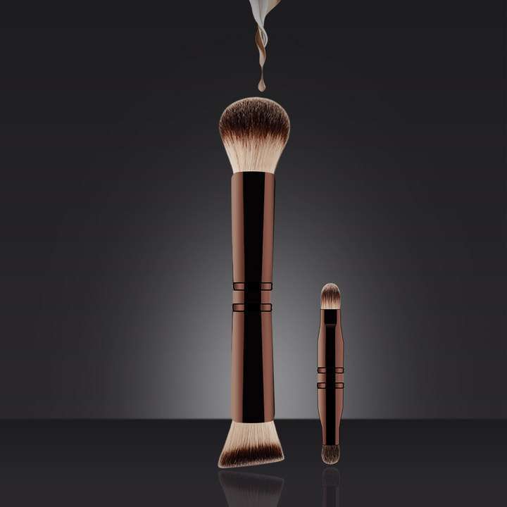 HG Four-Head Hidden Multi-Functional Makeup Brush, Powder Brush, Blush