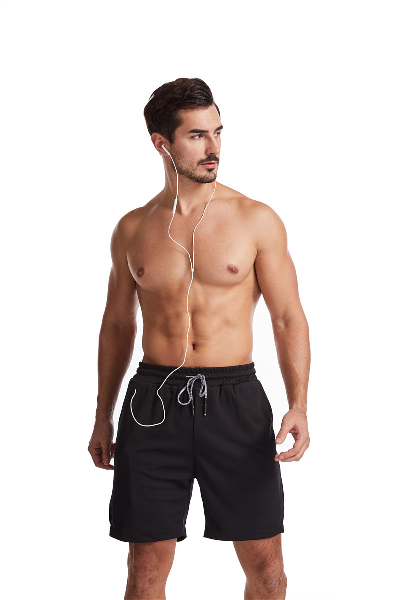 Men's Running Earphone Shorts, Quick-Dry Athletic Shorts, Fitness Fashionable Trendy Anti-See-Through Five-Inch Shorts undefined