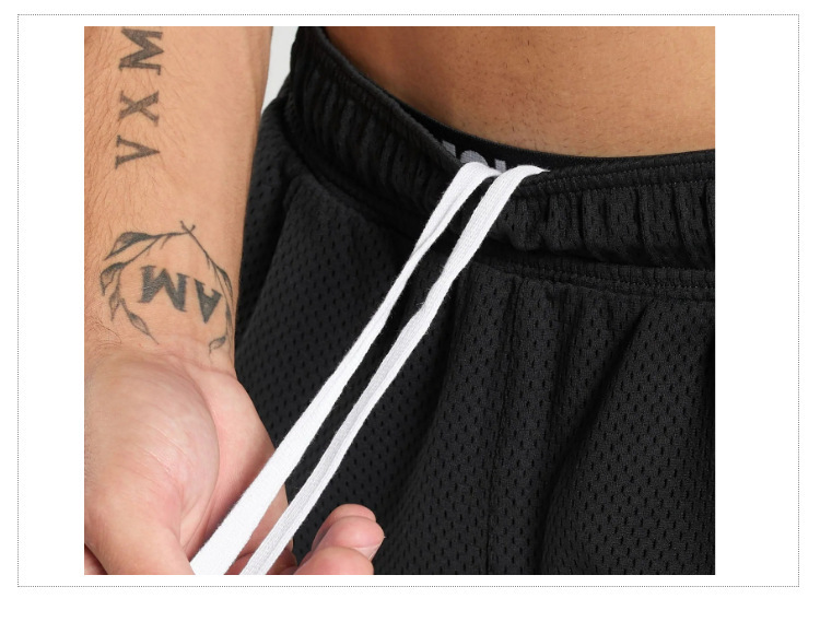 Fitness Muscle Men's Athletic Shorts Lightweight Mesh Quick-Dry Casual Running Breathable 4-5 Inch Mid-Length Shorts AEF2768384F6FEED698470851CC76B90