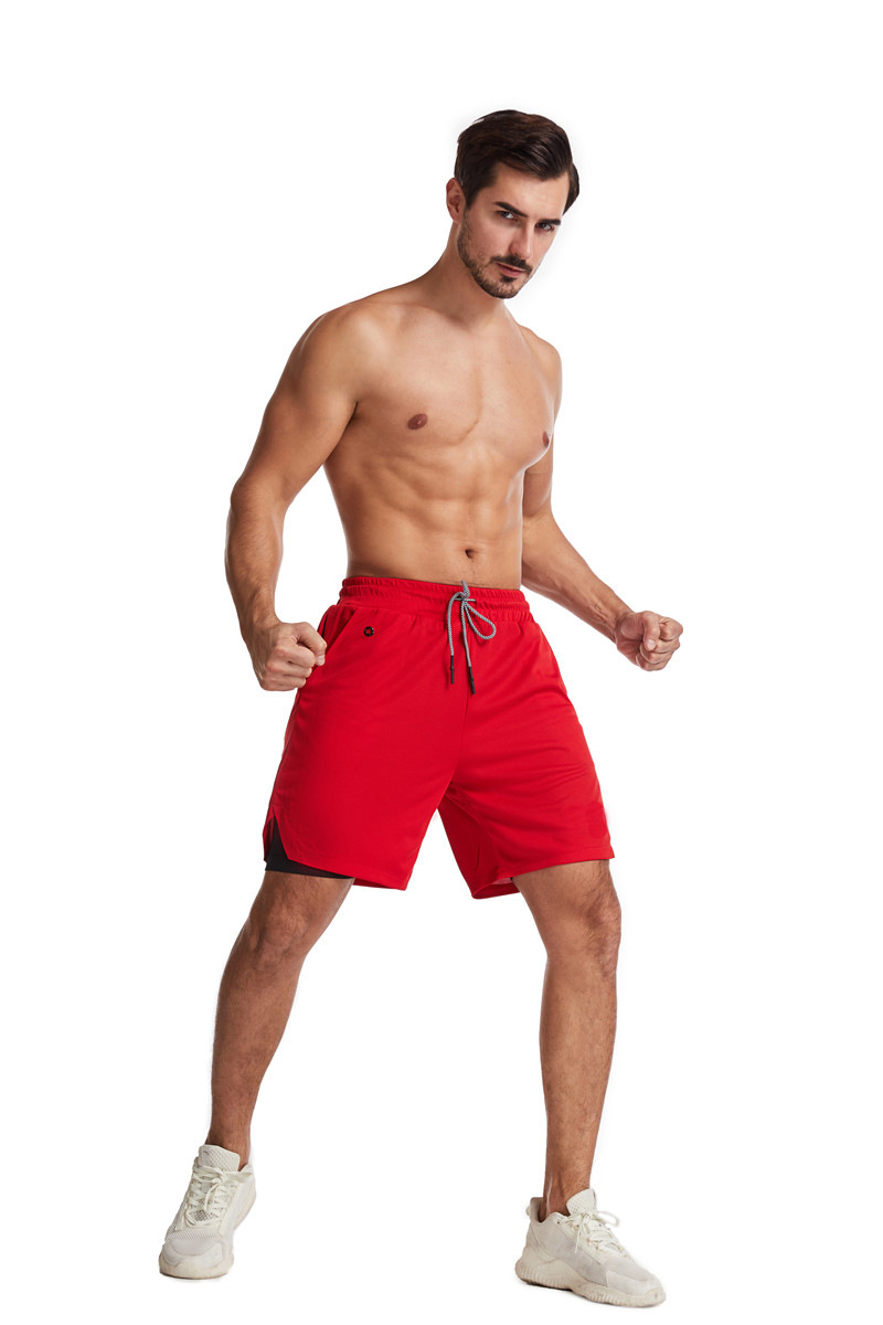Men's Running Earphone Shorts, Quick-Dry Athletic Shorts, Fitness Fashionable Trendy Anti-See-Through Five-Inch Shorts undefined