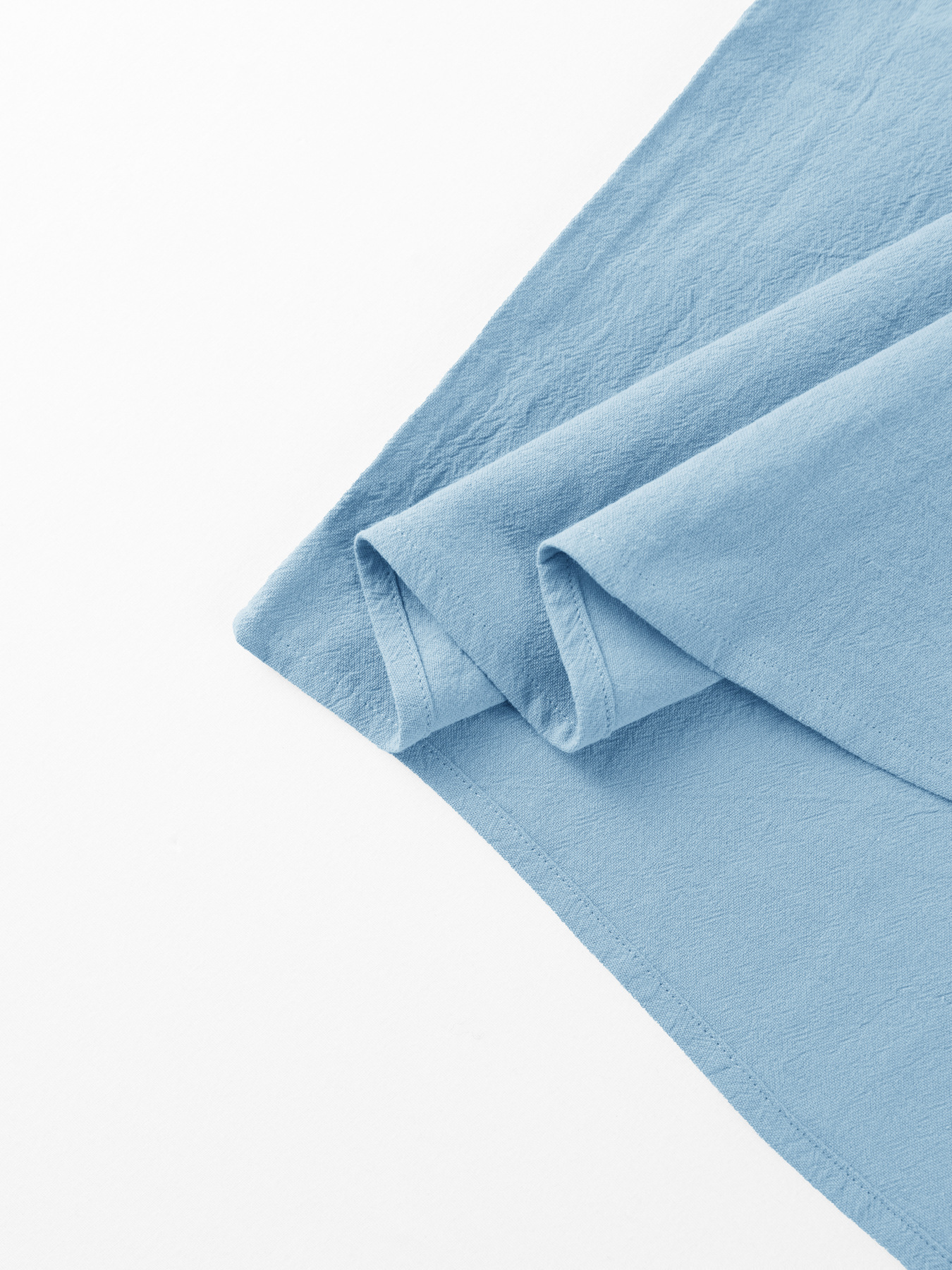 Casual Loose Cotton Linen Short Sleeve Shirt for Men with Stand Collar and Henley Neckline BA71DAB5DF39C8F89BA8C6A5AE93EF0D