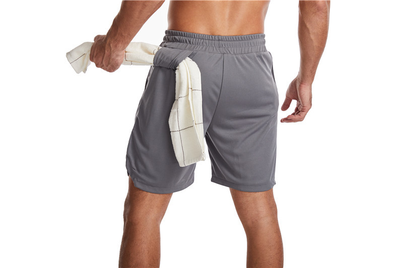 Men's Running Earphone Shorts, Quick-Dry Athletic Shorts, Fitness Fashionable Trendy Anti-See-Through Five-Inch Shorts undefined