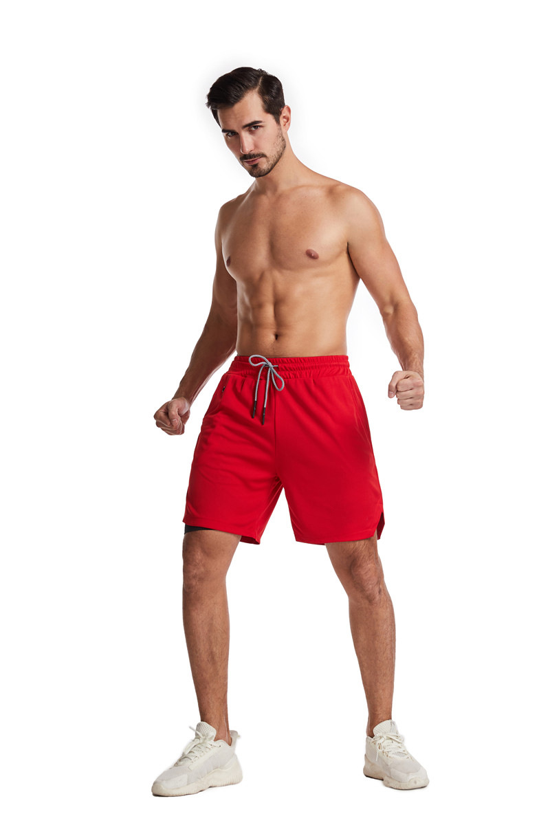 Men's Running Earphone Shorts, Quick-Dry Athletic Shorts, Fitness Fashionable Trendy Anti-See-Through Five-Inch Shorts undefined