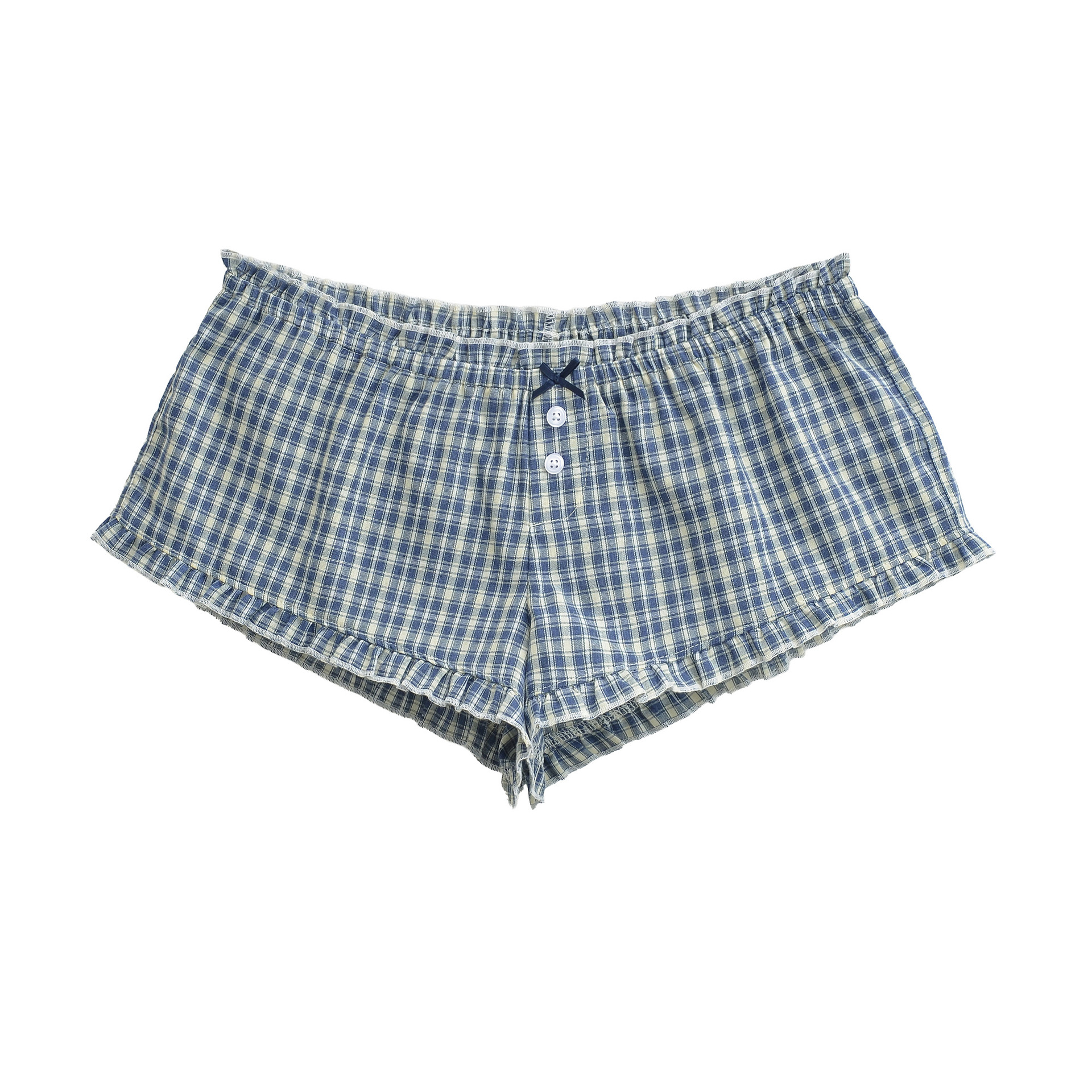 Shorts a cuadros florales para mujer