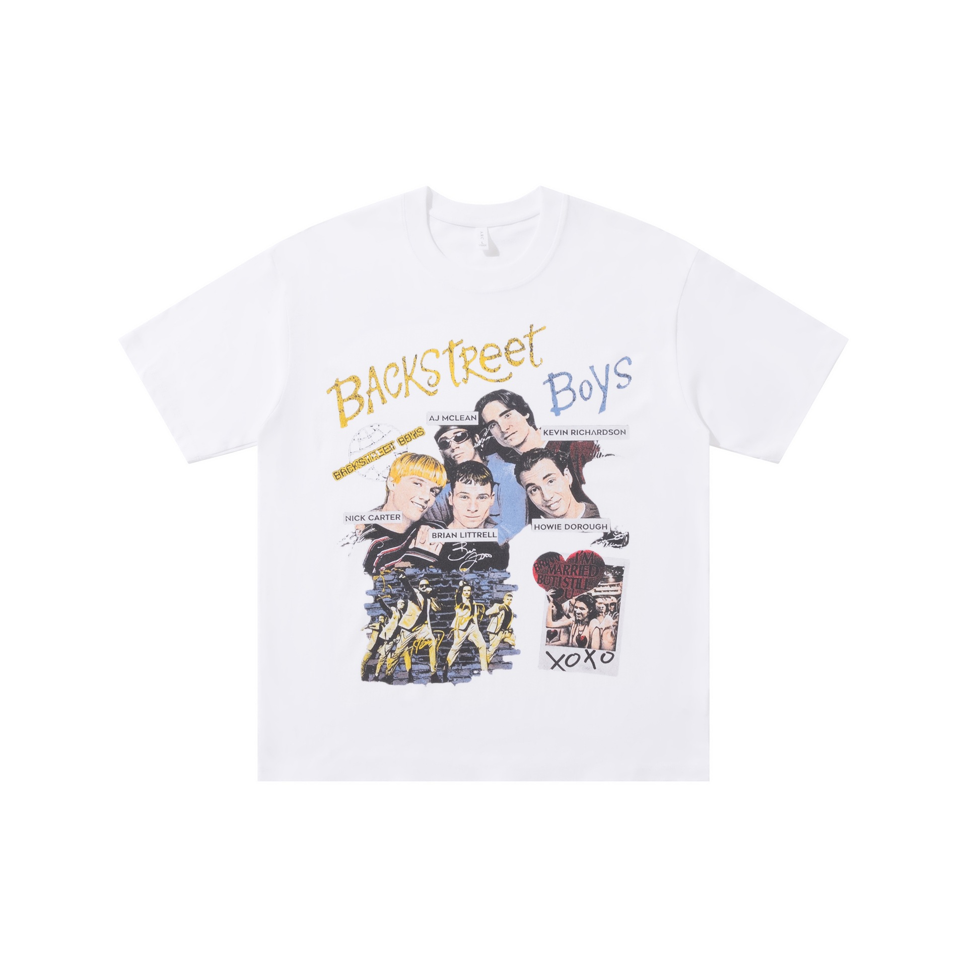 Backstreet Boys Printed Short Sleeves