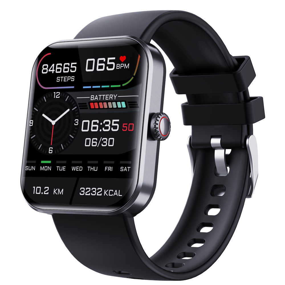 Smart Watch with Heart Rate, Blood Pressure, Body Temperature Monitoring, Sleep
