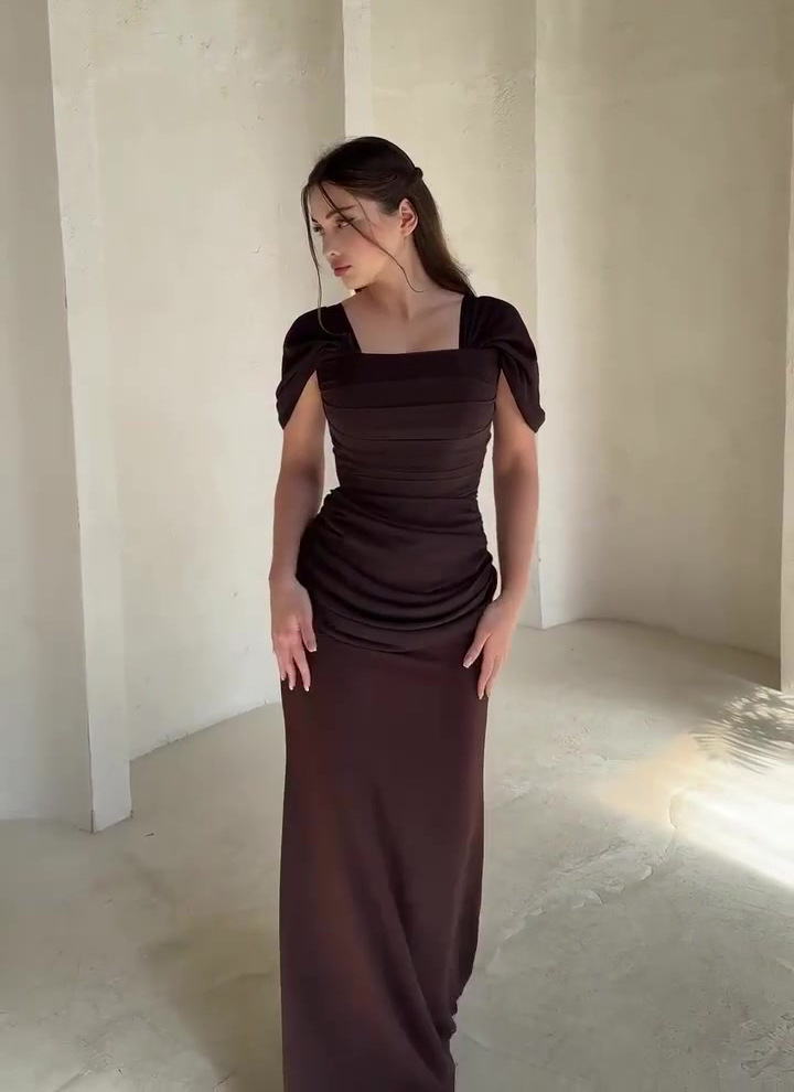 Zarusky mermaid maxi dress detail 20