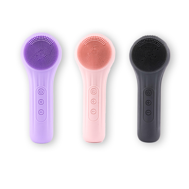 Facial Cleansing Device Silicone Facial Brush Ultrasonic Massage Import Instrument Electric Cleaner