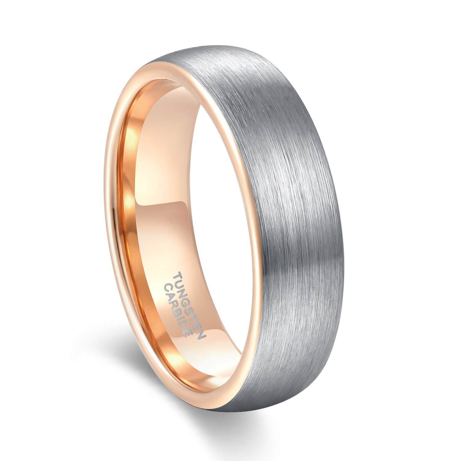 Brushed Silver Surface Rose Go