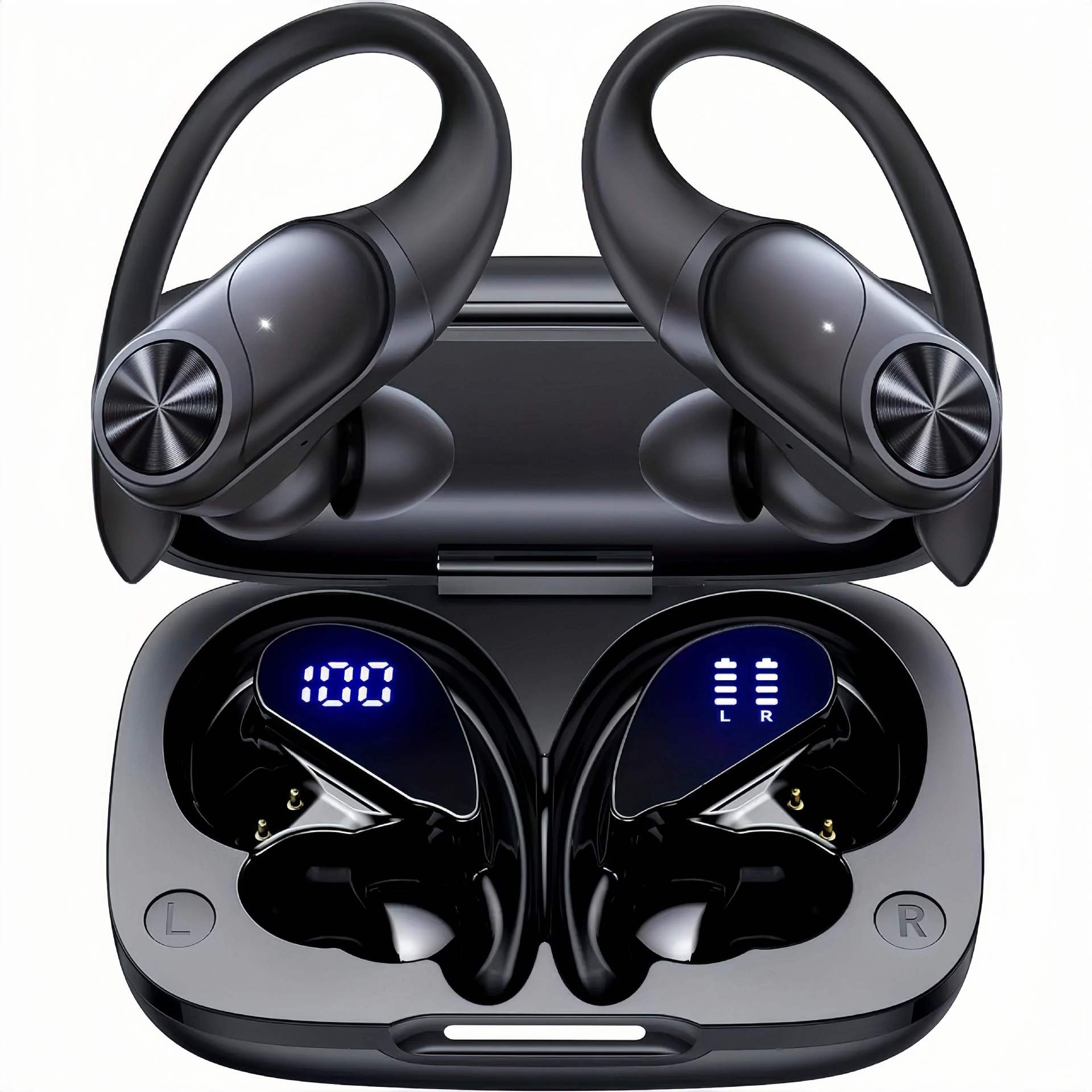 Long-Range Sports Earbuds with Noise Cancelling