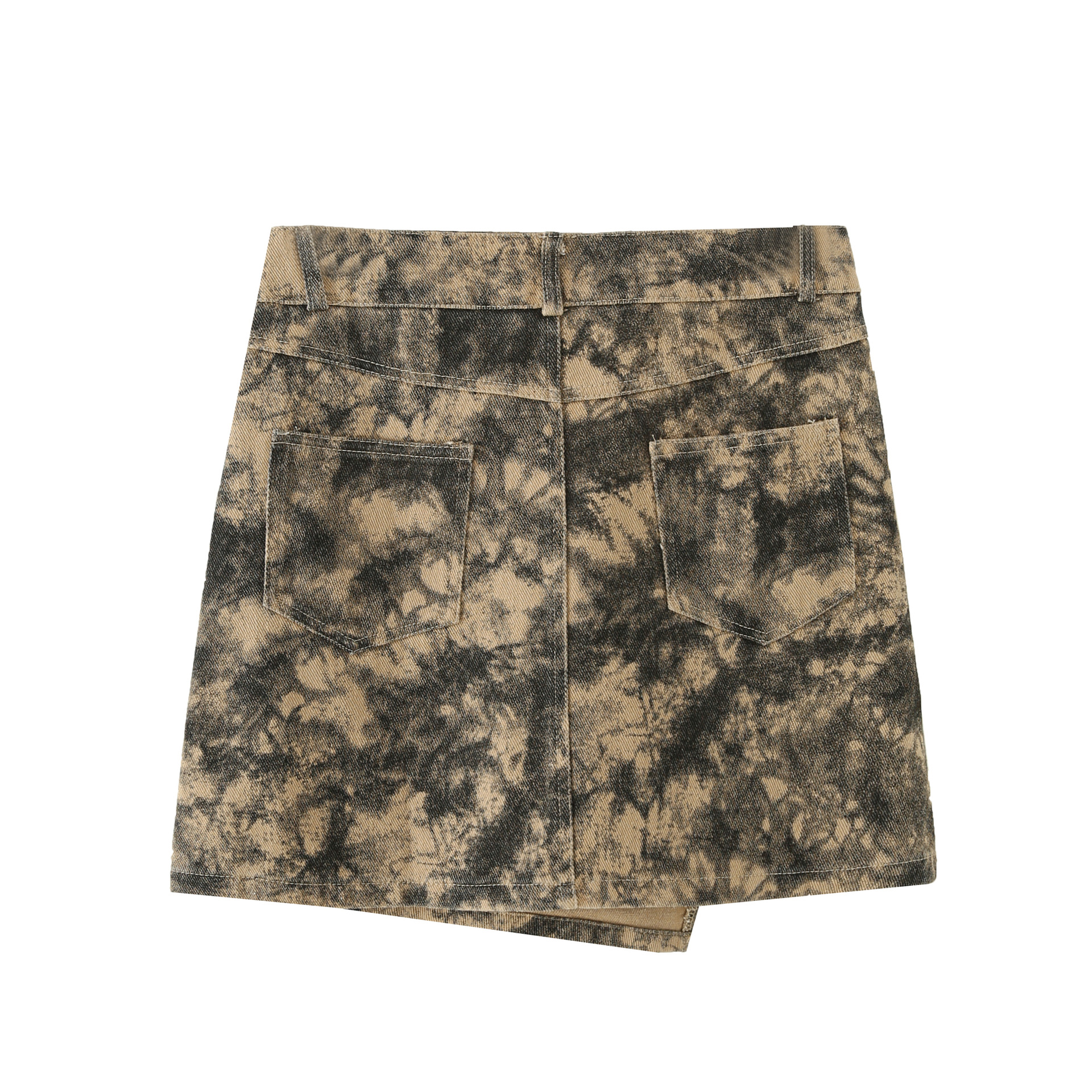 Hip hugging slim fit short skirt