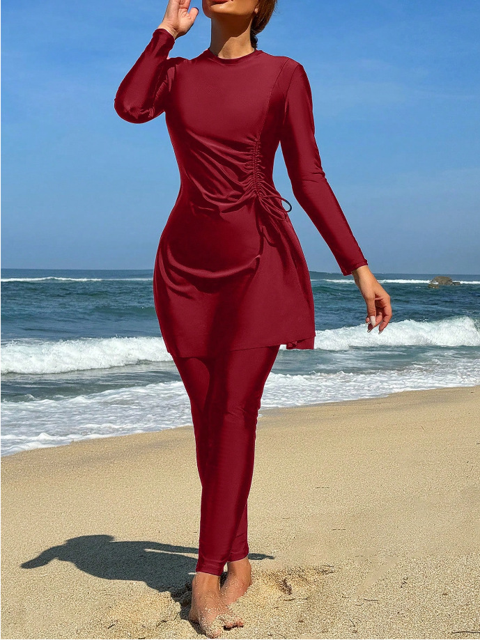 Long Sleeve Modest Swimwear Set for Women image 27
