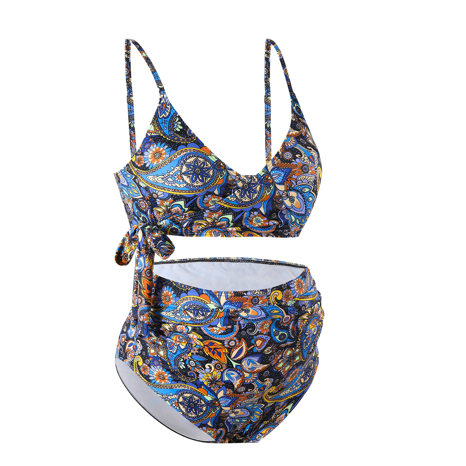 Backless Floral Bikini Set for Women image 4