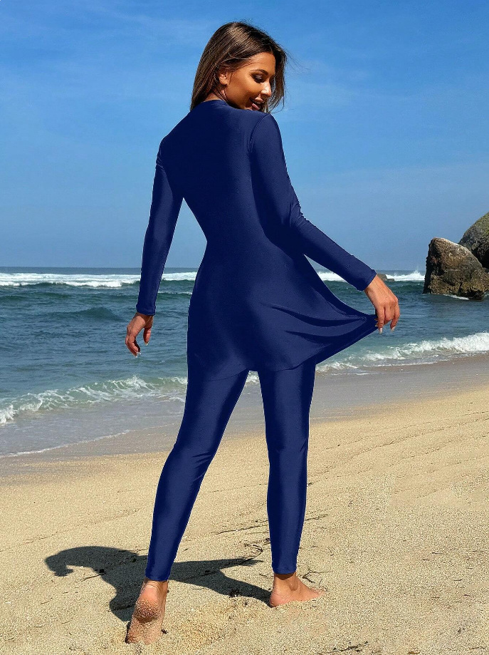 Long Sleeve Modest Swimwear Set for Women image 10