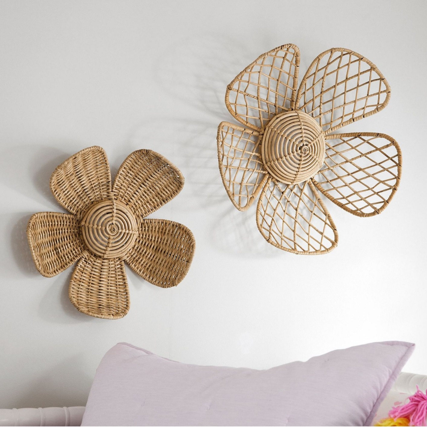 Nordic Flower INS Wall Decoration, Woven Wall Hanging, Creative Home Decor for Living Room and