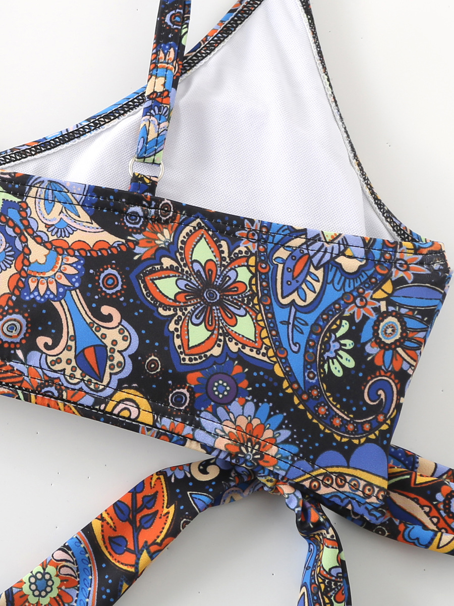 Backless Floral Bikini Set for Women image 10