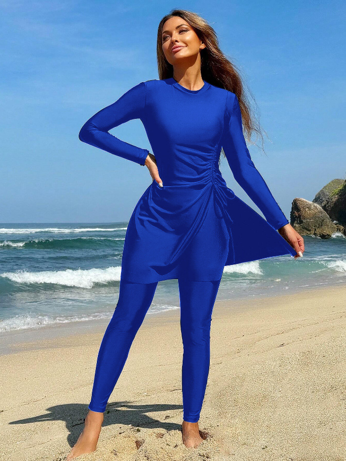 Long Sleeve Modest Swimwear Set for Women image 15