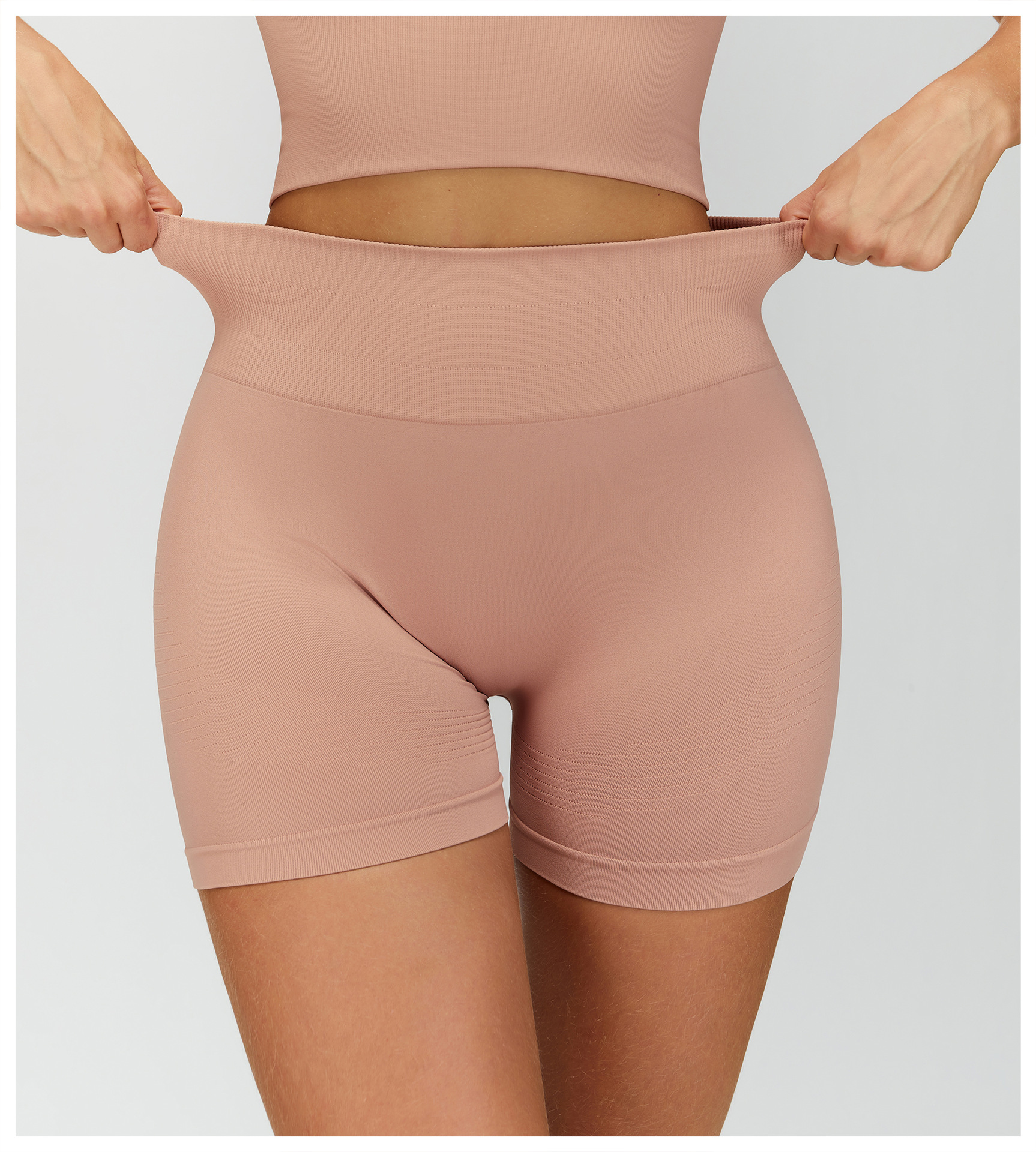 Women's High-Waist Tight Yoga Shorts – Color Range Overview