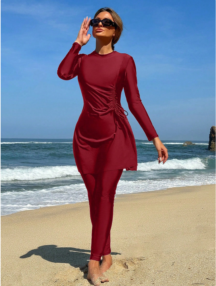 Long Sleeve Modest Swimwear Set for Women image 26