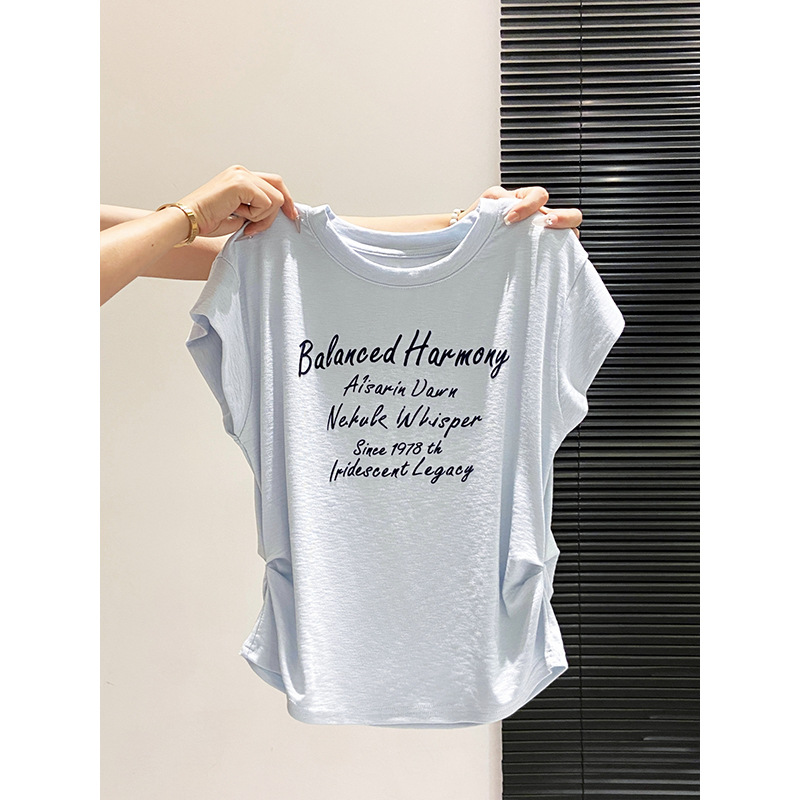 Letter Print T-Shirt for Women