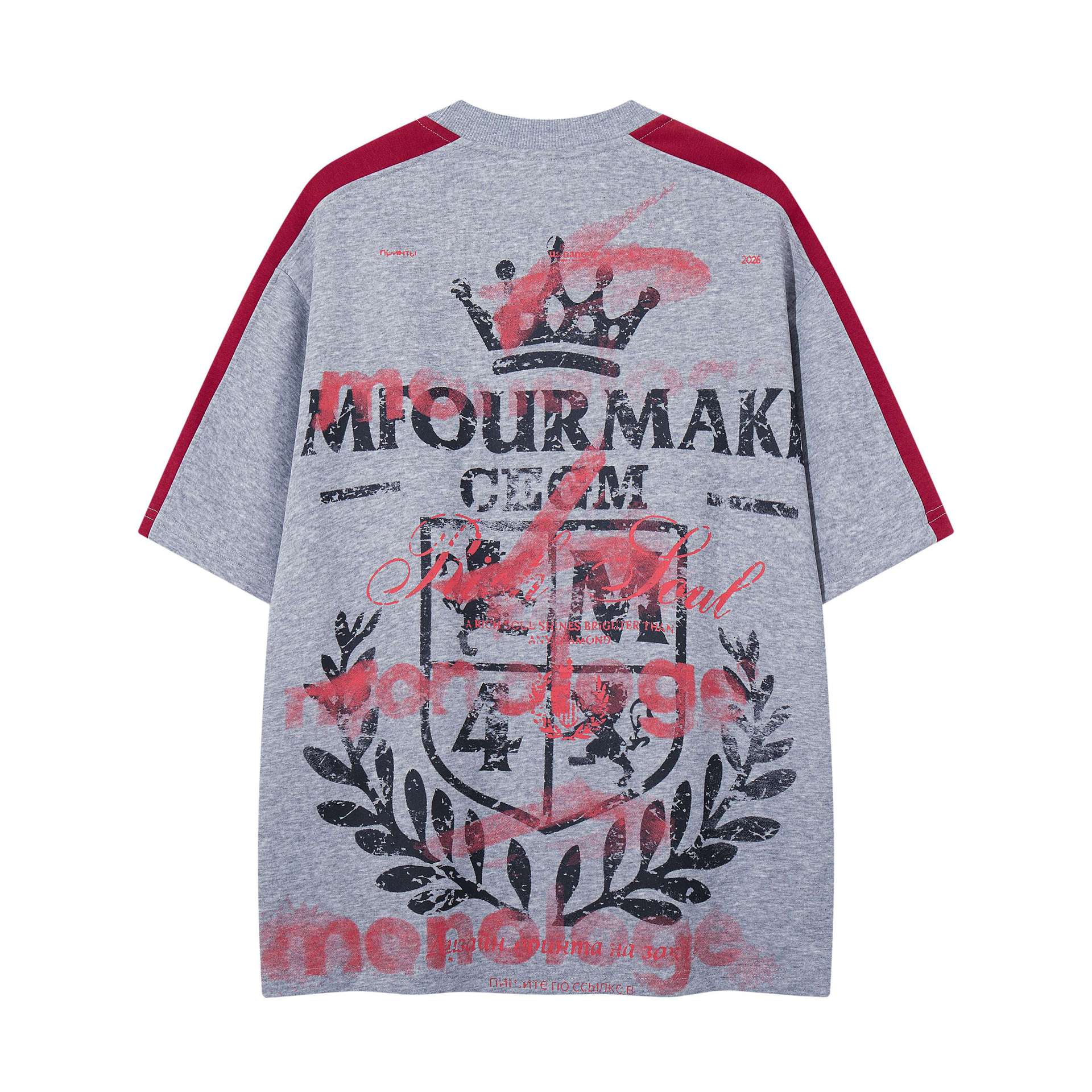 Badge Printed Floral Short Sleeve Shirt - image 4