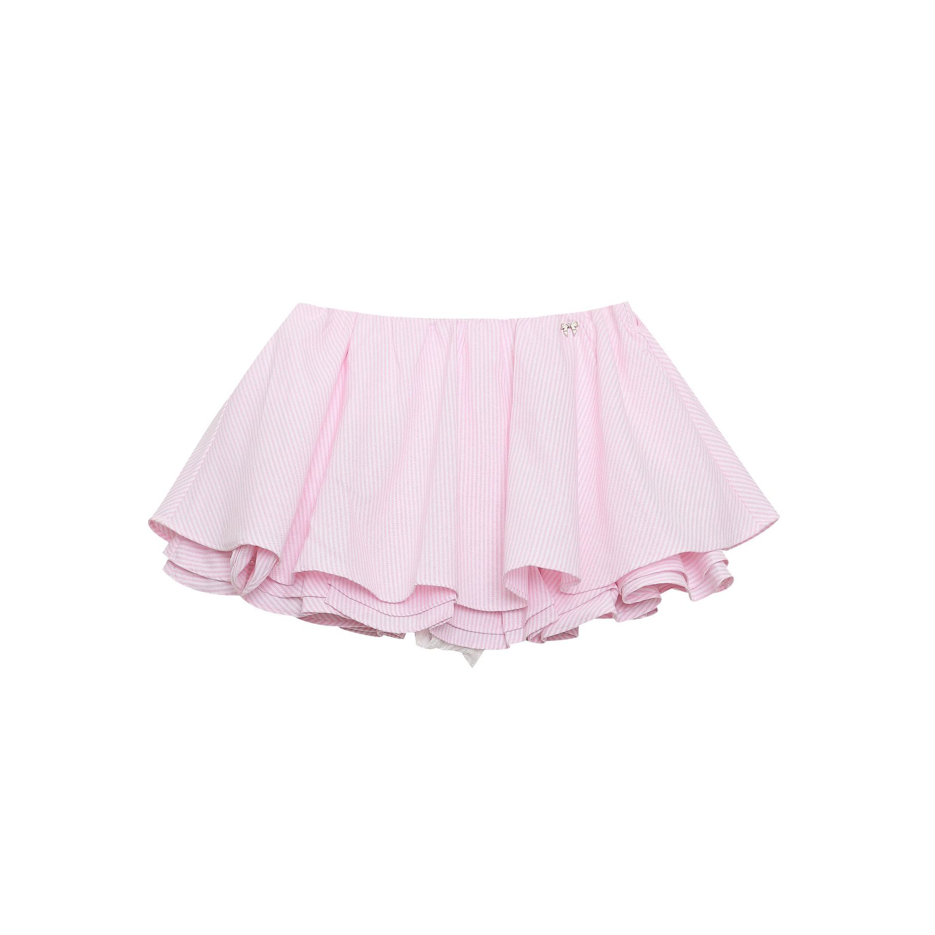 Black Bubble Skirt for Women High Waist Slimming Anti-Show Short Puffy A-Line Skirt