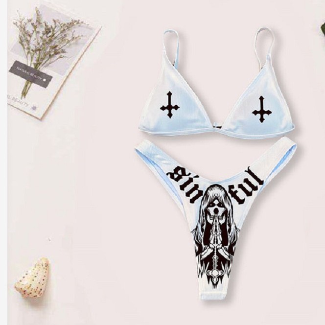 Bikini pit strip offset printing