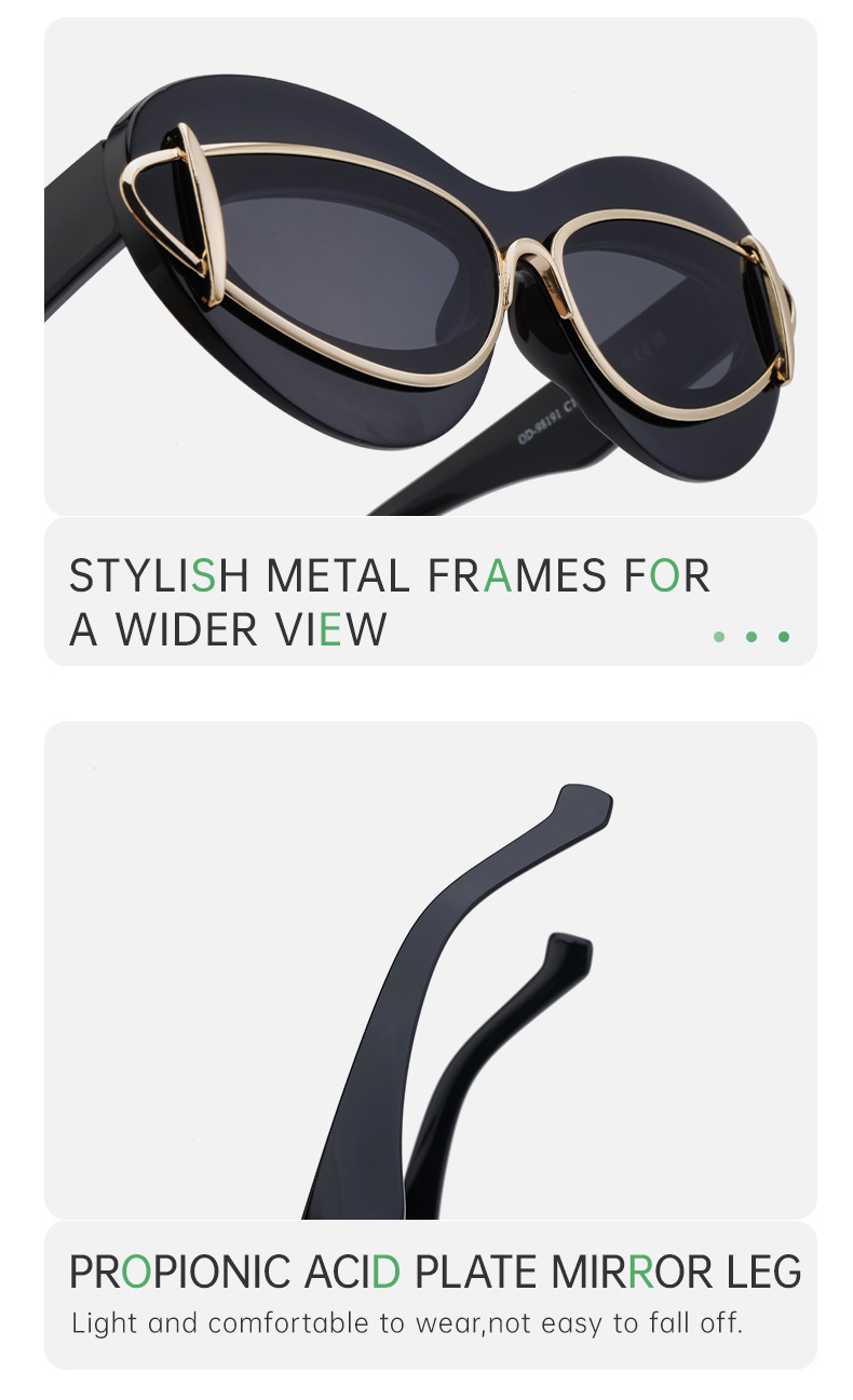 Women's trendy cat-eye shades — summer styling