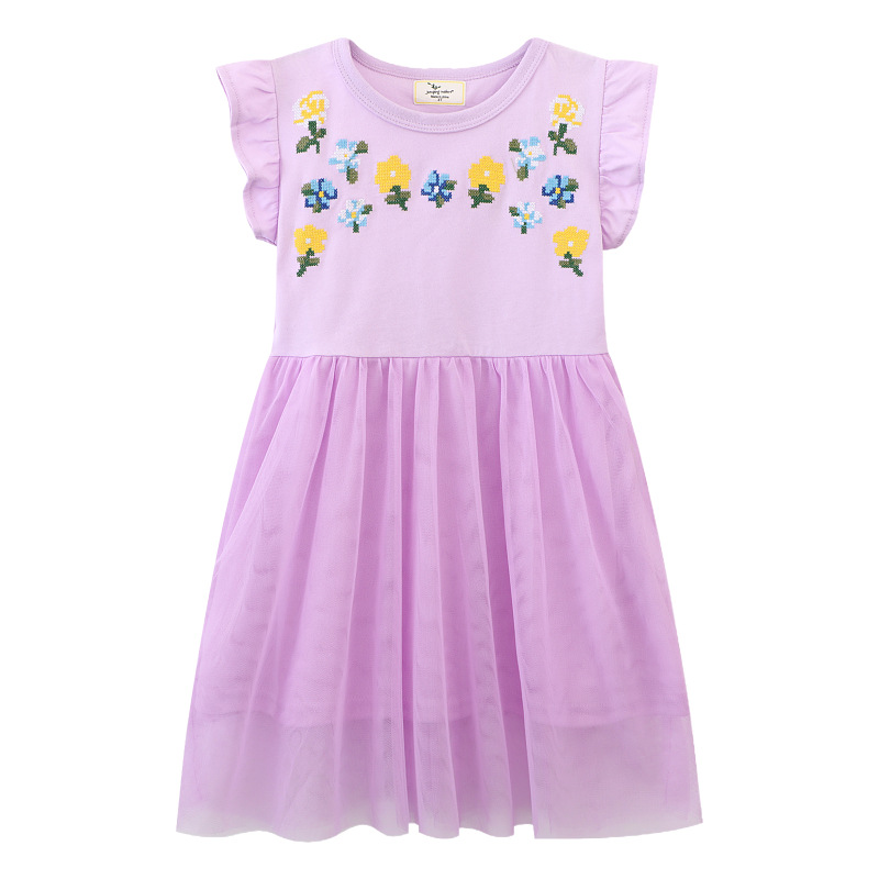 Summer Princess Dress New Children's Short Sleeve Dress